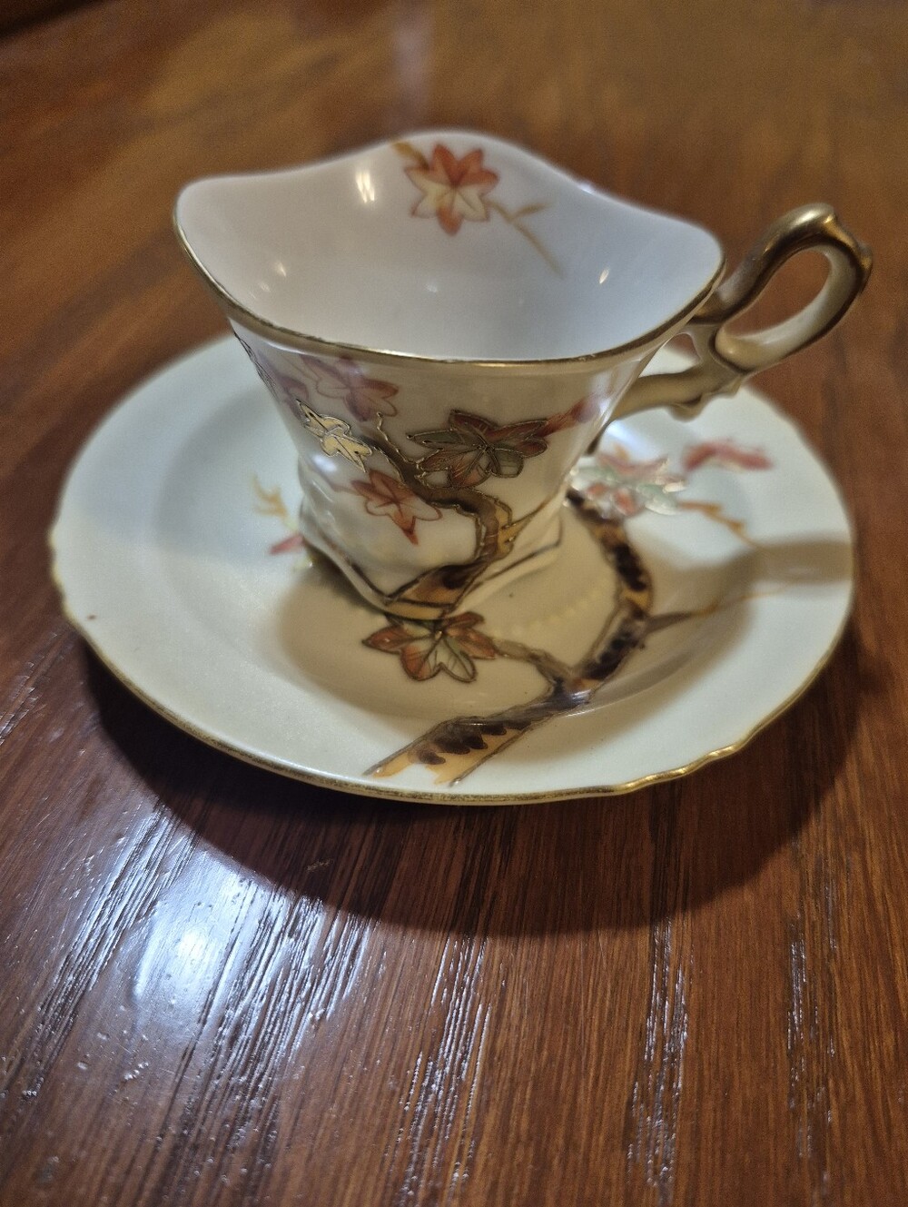 Handpainted Craftsman China, Japan teacup and saucer, pattern 401